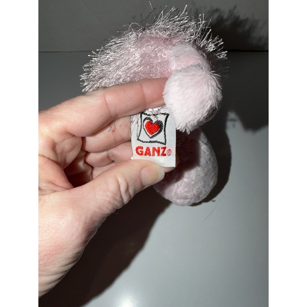 Ganz Webkinz Pink Pig Retired Plush Stuffed Animal Toy HM002 Pink Tan 8.5 inch - Picture 7 of 8